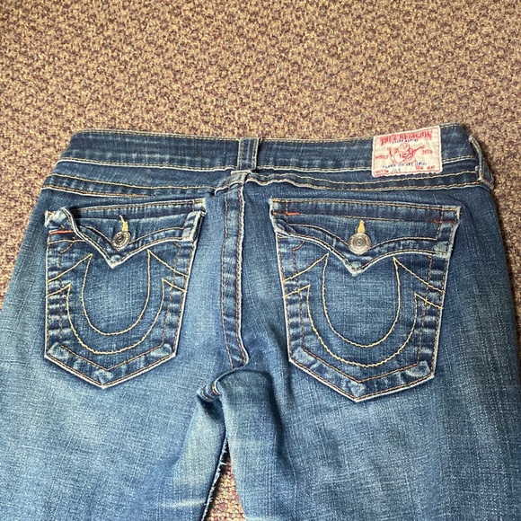 true religion brand jeans | skinny jeans size 30| section julie color blue - Picture 3 of 6